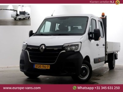 Renault Master T35 2.3 dCi 135pk L3H1 D.C. Open Laadbak + HIAB Kraan 09-2020