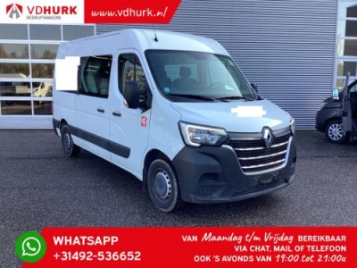 Renault Master T35 2.3 dCi 145 pk L2H2 DC Dubbel Cabine 7Pers./ Carplay/ Camera/ Cruise/ PDC