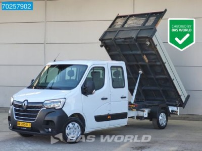 Renault Master 130pk Dubbel Cabine 3 zijdige Kipper Airco Tipper Benne Kieper Airco Dubbel cabine Cruise control