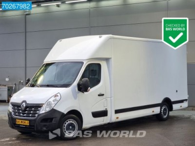 Renault Master 145PK Bakwagen 470cm lang Airco Cruise Meubelbak Plancher Verkoopwagen Foodtruck Paardenwagen 21m3 Airco Trekhaak Cruise control