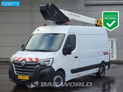 Renault Master 145PK KLUBB K32 12,5meter werkhoogte Hoogwerker Euro6 Nacelle Arbeitsbühne 10m3 Airco Trekhaak Cruise control