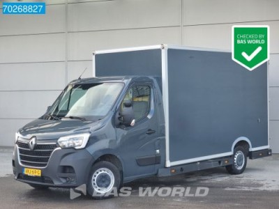 Renault Master 150PK Bakwagen Airco Cruise Luchtvering Meubelbak Plancher Verkoopwagen Foodtruck Paardenwagen 17m3 Airco Cruise control