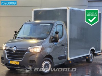 Renault Master 150PK Bakwagen Airco Cruise Meubelbak Plancher Verkoopwagen Foodtruck Paardenwagen 17m3 Airco Cruise control