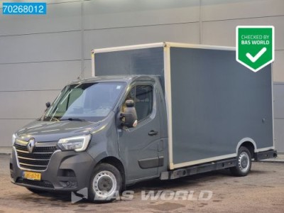 Renault Master 150PK Bakwagen Airco Cruise Meubelbak Plancher Verkoopwagen Foodtruck Paardenwagen 17m3 Airco Cruise control