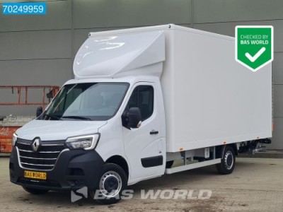 Renault Master 165PK Laadklep Bakwagen XXL 10 Euro Pallets 490cm Zijdeur Meubelbak Koffer Gesloten laadbak Airco Cruise control