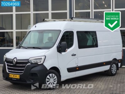 Renault Master 180PK L3H2 Dubbel Cabine Imperiaal Trekhaak Airco 10m3 Airco Dubbel cabine Trekhaak