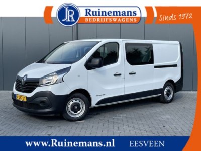 Renault Trafic 1.6 DCI 126 PK / L2H1 / DUBBELE CABINE / 2x SCHUIFDEUR / 6-PERS / TREKHAAK / DUBBEL CABINE