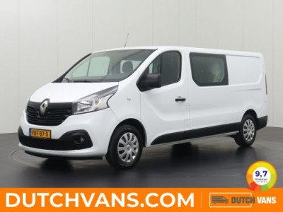 Renault Trafic 1.6DCi 125PK Dubbele Cabine Lang Edition | 6-Persoons | Navigatie | Trekhaak | Cruise | Airco