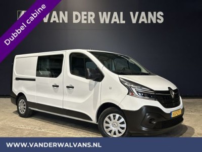 Renault Trafic 2.0 dCi 146pk **MARGE, geen BTW** L2H1 Dubbele Cabine Euro6 Airco | LED | 5-Zits | Camera | Navigatie cruisecontrol, parkeersensoren, trekhaak