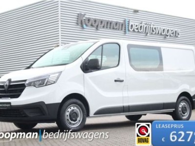 Renault Trafic 2.0dCi 150pk T30 L2H1 DC | 6-Zits | Carplay/Android | Camera | Lease 627,- p/m