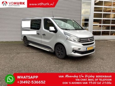 Renault Trafic (Fiat Talento) 2.0 MJ L2 170 pk Aut. DC Dubbel Cabine/ 2x Schuifdeur/ Keyless/ Navi/ CarPlay/ Climate/ Camera/ Cruise