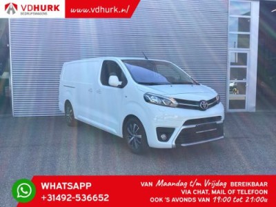 Toyota ProAce 2.0 D-4D 180 pk Aut. L3 2x Schuifdeur/ Adapt. Cruise/ Alarm III/ Standkachel/ Stoelverw./ Keyless/ Climate/ CarPlay/ Camera