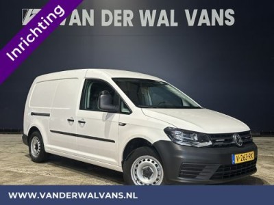 Volkswagen Caddy 2.0 TDI 102pk L2H1 Maxi inrichting Euro6 Airco | Navigatie | Apple Carplay | Android Auto | 1500kg Trekhaak Cruisecontrol, Zijdeur