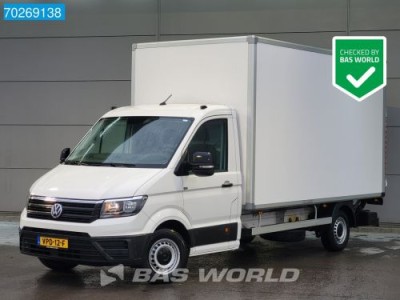 Volkswagen Crafter 102pk Laadklep Bakwagen Lat om Lat Airco Cruise Scherm Meubelbak Koffer 20m3 Airco Cruise control