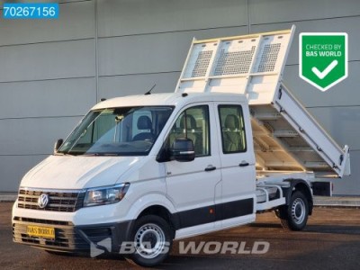 Volkswagen Crafter 140pk Kipper Dubbel Cabine Trekhaak Airco Tipper Benne Kieper Airco Dubbel cabine Trekhaak