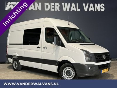 Volkswagen Crafter 2.0 TDI 136pk 3500kg Trekhaak L2H2 Inrichting Airco | Omvormer | Navigatie Camera, Cruisecontrol, Parkeersensoren,