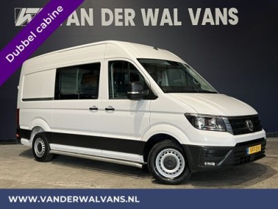 Volkswagen Crafter 2.0 TDI 141pk L3H3 L2H2 Dubbele Cabine Euro6 Airco | 6-Zits | 3000kg Trekhaak | Camera | Apple Carplay Android Auto, Cruisecontrol, Parkeersensoren