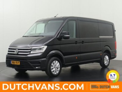 Volkswagen Crafter 2.0TDI 177PK DSG Automaat L3H2 Highline | 2xSchuifdeur | Led | Navigatie | Camera | 3000Kg Trekhaak | Airco | Cruise | Betimmering