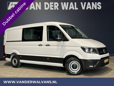 Volkswagen Crafter 2.0 TDI 177pk Automaat L3H2 L2H1 Dubbele Cabine Euro6 Airco | Omvormer | 3000kg Trekhaak Navigatie, Camera, Apple Carplay, Android Auto, Cruisecontrol, Parkeersensoren, 5-zits