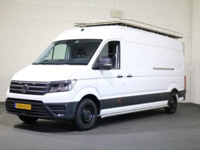 Volkswagen Crafter 2.0 TDI 177pk L4 H3 Airco Automaat Navigatie Imperiaal Trekhaak LED 2x Schuifdeur