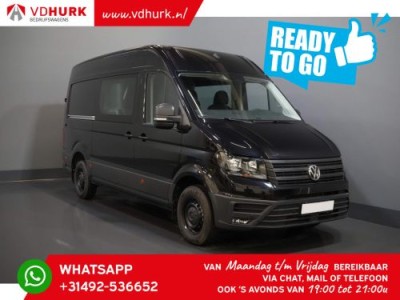 Volkswagen Crafter 2.0 TDI 180 pk Aut. L3H3 DC Dubbel Cabine 7pers./ Betimmerd/ Trekhaak/ Carplay/ Camera/ / Cruise