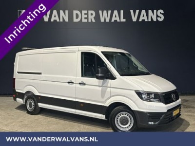 Volkswagen Crafter 2.0 TDI L3H2 L2H1 inrichting Euro6 Airco | 2x Zijdeur | Camera | Trekhaak | Cruisecontrol Apple Carplay, Android Auto, Chauffeursstoel, Bijrijdersbank