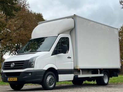 Volkswagen Crafter 2.0 TDI bakwagen met Dhollandia laadklep,163 PK, airco, cruise, drie Zitpl