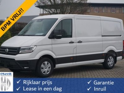 Volkswagen Crafter 35 177PK L3H2 AUT Facelift BPM VRIJ!! 13 Navi, Cam, Gev. Stoel, LED, 2x Schuifdeur!! NR. 727