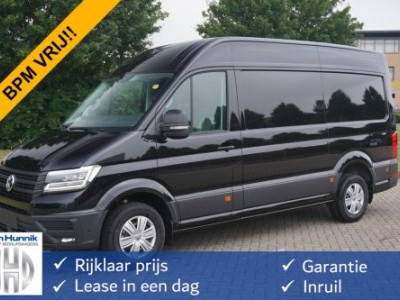 Volkswagen Crafter 35 177PK L3H3 AUT BPM VRIJ!! Airco, Navi, Camera, Gev. Stoel, Alarm, LED!! NR. 829