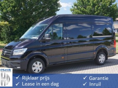 Volkswagen Crafter 35 2.0 177 L3H3 AUT Facelift 13 Navi, Cam, Gev. Stoel, LED, 2x Schuifdeur!! NR. T177*