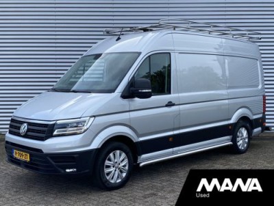 Volkswagen Crafter 35 2.0TDI 177PK L3H3 Automaat Highline Airco Sensoren Car-Play Trekhaak Camera Cruise Bluetooth Multifunctioneel stuurwiel