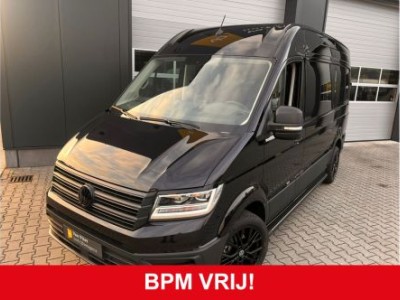 Volkswagen Crafter 35 2.0 TDI L3H3 Exclusive 177PK automaat VVB BLACK EDITION BPM vrij! Benut nu nog uw voordeel!