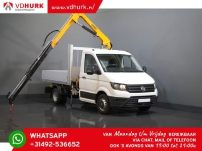 Volkswagen Crafter 50 165 pk Effer 352S Kraan/ Crane/ Kran/ Autokran/ Open laadbak/ Dubbel Lucht