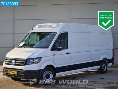 Volkswagen Crafter 140pk Automaat L4H3 Koelwagen Thermo King V-200 MAX 230V stekker Kühlkasten Koel Koeler Airco Cruise Camera 12m3 Airco Cruise control