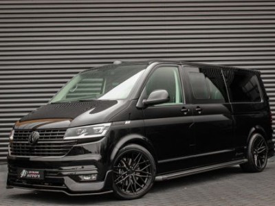 Volkswagen TRANSPORTER 2.0 TDI L2H1 204PK BULLI FULL BLACK / JB- EDITION / 2X ELEK. SCHUIFDEUR / VERLAGINGSVEREN / DUBBEL CABINE