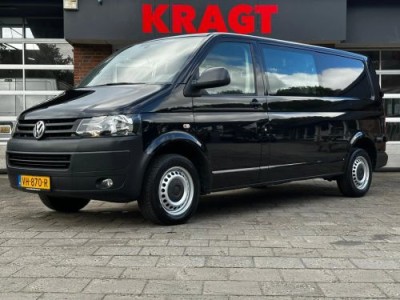 Volkswagen TRANSPORTER DC 2.0 TDI L2H1 dubbelcabine, airco, zes zitplaatsen, 1e EIG