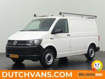 Volkswagen Transporter 2.0TDI 102PK Achterdeuren | Imperiaal | Trekhaak | Airco | 3-Persoons | Betimmering