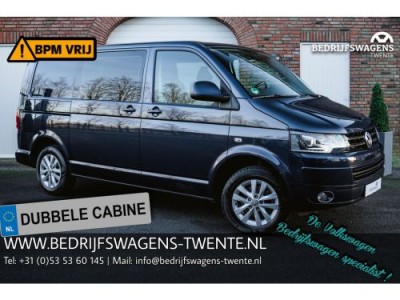 Volkswagen Transporter 2.0 TDI 115PK L1H1 DUB/CAB Comfortline LED | NAVI | Cruise Control | LM-Velgen | Trekhaak |