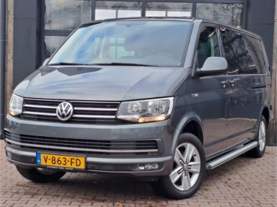 Volkswagen Transporter 2.0 TDI 150PK DSG L2H1 DC Highline | Airco | Schuifdeur links | Navi | Cruise | Trekhaak | LMV 17 |