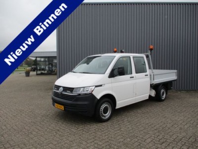 Volkswagen Transporter 2.0 TDI 150 PK Dubbele Cabine Pick-Up Kraan Airco