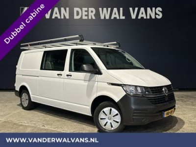 Volkswagen Transporter 2.0 TDI 150pk L2H1 Dubbele cabine **BPM VRIJ voor de Ondernemer** Euro6 Airco | Navigatie | 2500kg Trekhaak | 5-Zits | imperiaal, cruisecontrol, apple carplay, android auto