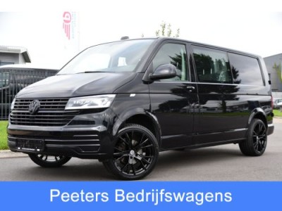 Volkswagen Transporter 2.0 TDI L2H1 DC Highline Black Edition! Cruise, Sensoren, Carplay, 150PK, Led, Automaat, Multimedia, Dubbel Cabine, Uniek!