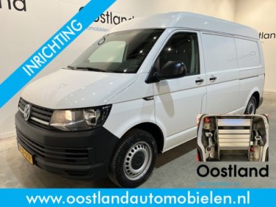 Volkswagen Transporter 2.0 TDI L2H2 150 PK Hydrauliek Servicebus / Inrichting / Schuifdeur L + R / Euro 6 / Airco / PDC