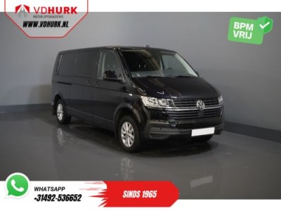 Volkswagen Transporter T6.1 2.0 TDI 150 pk DSG Aut. L2 DC Dubbel Cabine (DEMO) BPM VRIJ! Adapt. Cruise/ 2.5t Trekhaak/ Carplay/ PDC/ LMV/ Airco