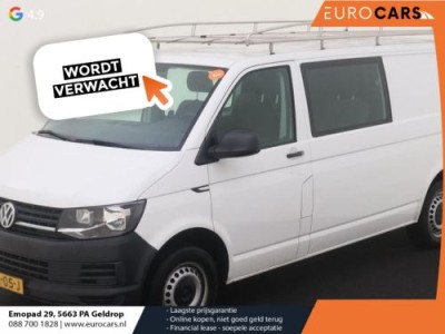 Volkswagen Transporter T6 L2H1 102pk 102pk Dubbele cabine Airco Cruise Trekhaak Imperiaal Bluetooth