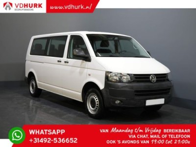 Volkswagen Transporter Kombi 2.0 TDI 140 pk DSG Aut. L2 Combi BPM Vrij! EUR 22.922,- Incl. BTW 9 Persoons/ 9 P/ Airco/ Cruise