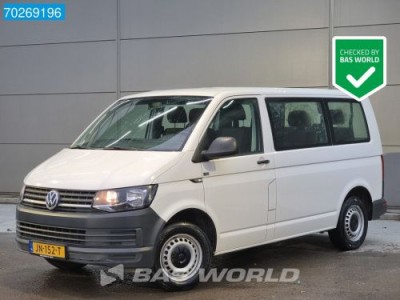 Volkswagen Transporter Kombi 9 persoons Euro6 Airco Cruise Trekhaak Personenvervoer Geel kenteken Incl. BPM 5m3 Airco Trekhaak Cruise control