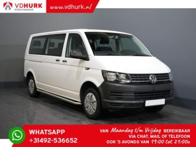 Volkswagen Transporter Kombi T6 2.0 TDI EURO6 L2H1 EUR 20.502,- Incl. BTW (BPM Vrij) Combi/ Kombi/ 9 Persoons/ 9 P/ Airco/ Sidebars